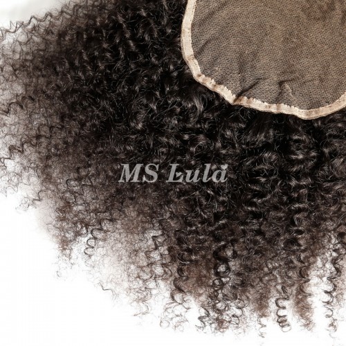 Virgin Hair Afro Kinky Curly 4X4 5X5 6X6 7X7 HD Lace Closure | Human Hair Wig | Lace Front